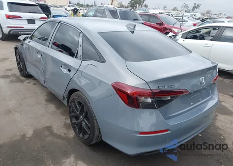 2025 Honda Civic Sport из США, поврежденный, VIN 2HGFE2F56SH558798